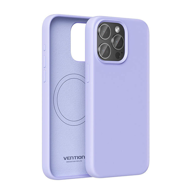 Cumpara acum Vention KUFV0-40 Carcasă din silicon pentru iPhone 15 Pro Max (violet) de la Mesterul Minune