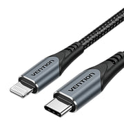 Cumpara acum Încărcător GaN Vention USB-C 20W + cablu USB-C-L 1m (gri) de la Mesterul Minune
