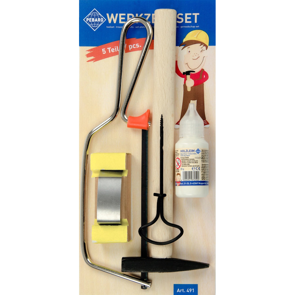 Cumpara acum Set unelte de baza pentru prelucarea lemnului, 5 piese, Pebaro 491 de la Mesterul Minune
