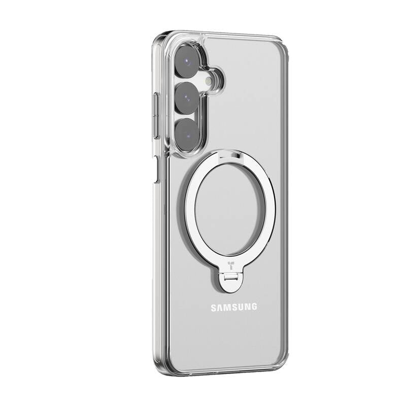 Cumpara acum Husă pentru telefon Torras Ostand Spin Series pentru Samsung S25 (transparentă) de la Mesterul Minune
