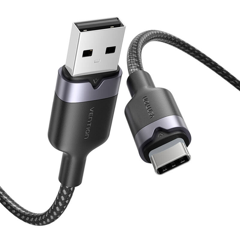 Cumpara acum Cablu USB 2.0 A la USB-C 3A Vention CTNBF 1 M (negru) de la Mesterul Minune