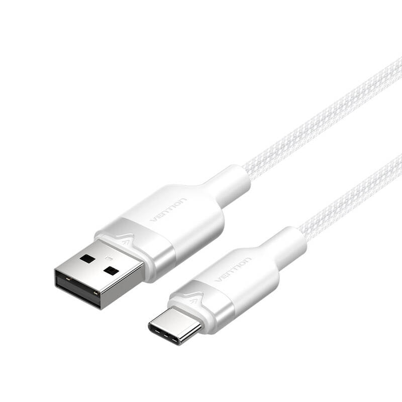 Cumpara acum Cablu USB 2.0 A la USB-C 3A Vention CTNWF 1M (alb) de la Mesterul Minune