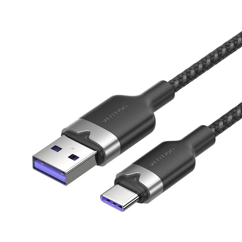 Cumpara acum USB 2.0 A la USB-C 6A Vention CTOBF 1M cablu (negru) de la Mesterul Minune