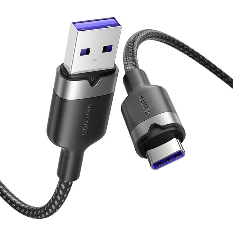Cumpara acum USB 2.0 A la USB-C 6A Vention CTOBF 1M cablu (negru) de la Mesterul Minune