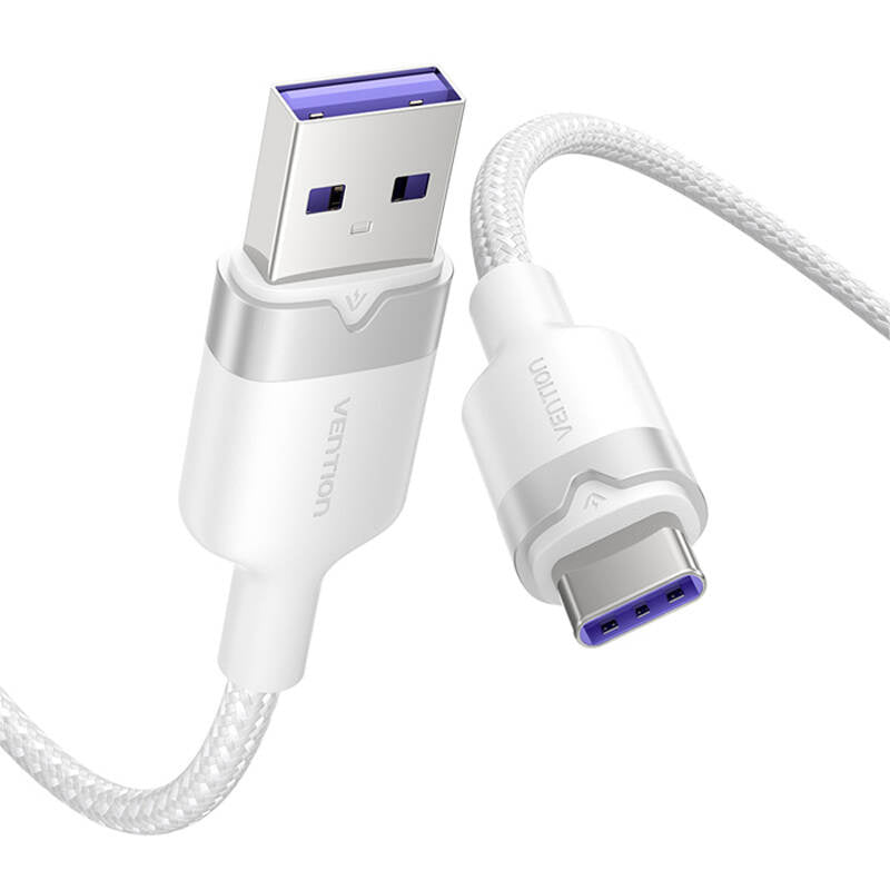 Cumpara acum USB 2.0 A la USB-C 6A Vention CTOWH cablu 2M (alb) de la Mesterul Minune