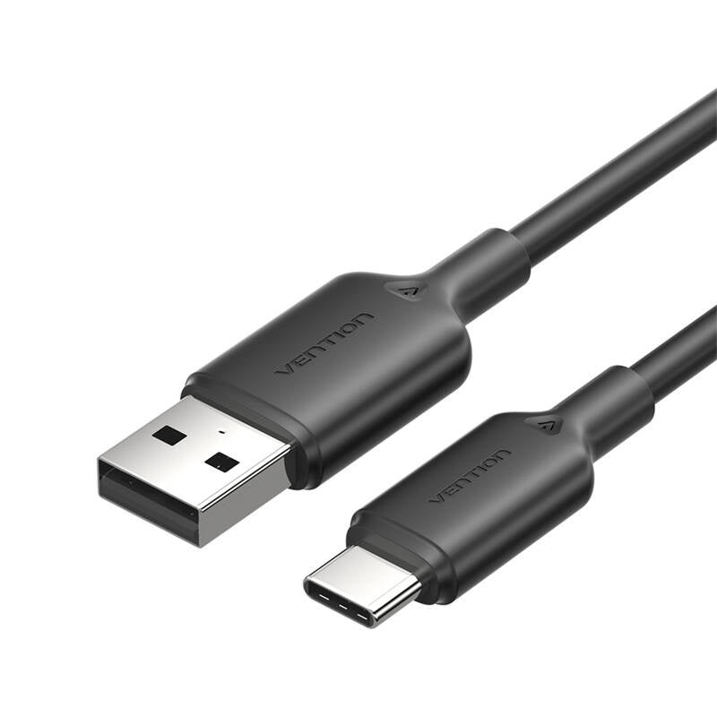 Cumpara acum Cablu USB 2.0 A la USB-C 3A Vention CTQBF 1M (negru) de la Mesterul Minune