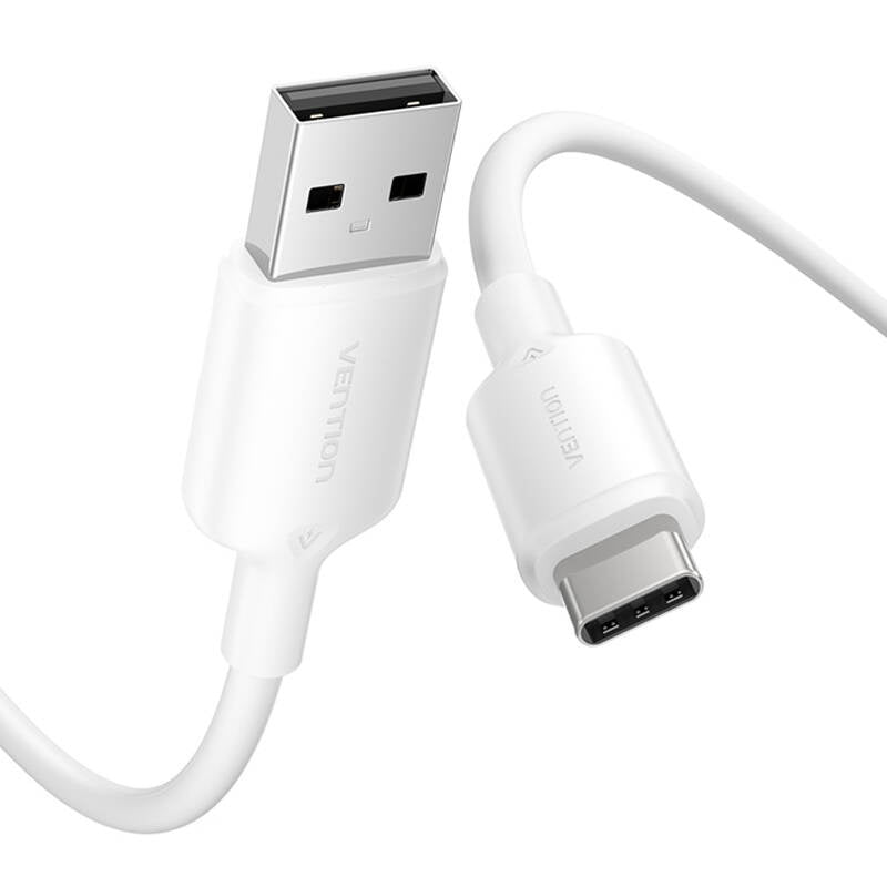 Cumpara acum Cablu USB 2.0 A la USB-C 3A Vention CTQWF 1M (alb) de la Mesterul Minune