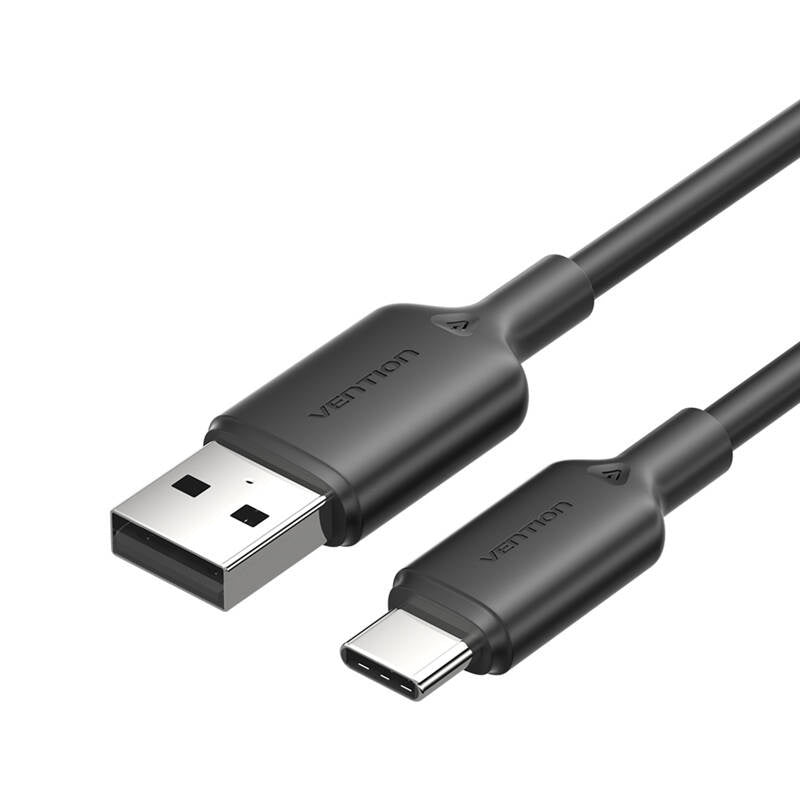Cumpara acum Cablu USB 2.0 A la USB-C 3A Vention CTQBH 2M (negru) de la Mesterul Minune
