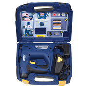 Rapid 5000128, Capsator/ciocan electric cu acumulator BTX530, functional cu capse No.53 si cuie No.8, + geanta 