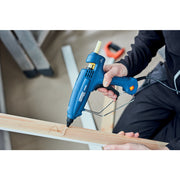 Cumpara acum Pistol profesional GlueGun PRO EG320, albastru, max 120W, debit de la Mesterul Minune