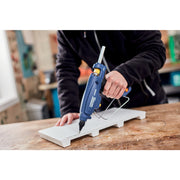 Rapid 5000328, Pistol industrial GlueGun PRO EG360, albastru, max 300W, debit 1800g/h, 120 - 230°C reglabila, duze detasabile, functional cu batoane de 12mm