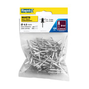 Cumpara acum set 100 de nituri de 6-9 mm, Ø4.0 x 12 mm, Rapid 5000379 de la Mesterul Minune