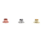 Cumpara acum set 100 capse, finisare mixata (alama, cupru, cromata), 4mm, Rapid de la Mesterul Minune