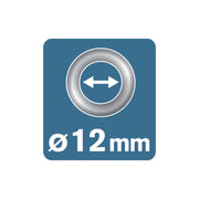 Rapid 5000413, set 25 ocheti din otel cromat, inclusiv sistem de fixare, 12x23mm