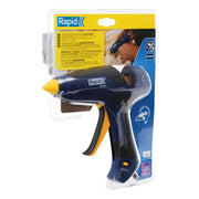 Rapid 5000444, Pistol de lipit GlueGun Rapid EG280, albastru, max 350W, debit 600g/h, 200°C, functional cu batoane de 12mm