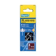 Rapid 5000665, set nituri cu cap XL din aluminiu, burghiu inclus, 40 buc, 9-12mm, Ø4.8x16 mm