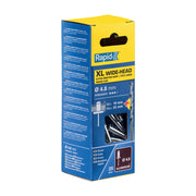Rapid 5000668, set nituri cu cap XL din aluminiu, burghiu inclus, 25 buc, 19-25mm, Ø4.8x30 mm