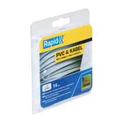 Rapid 5000695, set 14 batoane de adeziv, cabluri si PVC, transparente, 12 x 94 mm