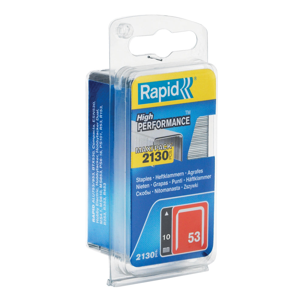 Cumpara acum set de 2130 de capse din sarma fina galvanizata No. 53, 10 mm, Rapid de la Mesterul Minune