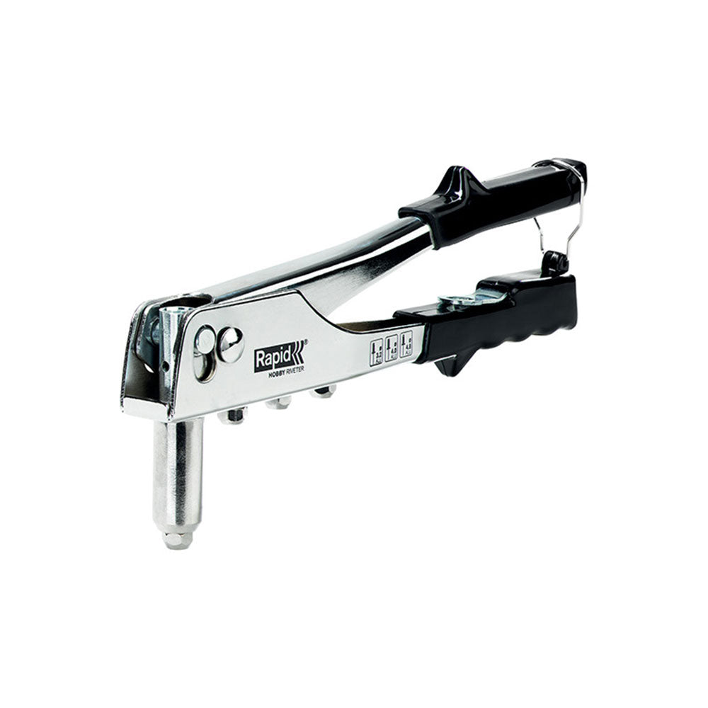 Rapid 5001129, Cleste pop nituri Hobby cu 4 capete nituire interschimbabile, 3.2/4.0/4.8mm