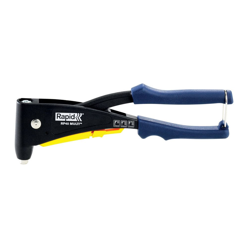 Rapid 5001139, Cleste pop nituri RP40, cap de nituire universal, etrier incorporat, 3.2/4.0/4.8mm
