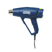 Rapid 5001350, Set pistol cu aer cald R1800, temperatura 300-550 grade, 1600W, debit reglabil in 2 trepte 250-450l/min, + geanta de transport si accesorii