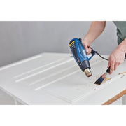 Rapid 5001353, Pistol cu aer cald R2200-E, 2200 W, LED, 3 trepte temperatura si debit, 250 - 500 l/min, 60-650 °C, + geanta