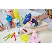 Rapid 5001401, Pistol de lipit cu acumulator GlueGun Rapid BGX7, albastru, debit 150g/h, 170°C, functional cu batoane de 7 mm