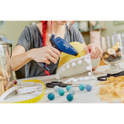 Rapid 5001401, Pistol de lipit cu acumulator GlueGun Rapid BGX7, albastru, debit 150g/h, 170°C, functional cu batoane de 7 mm