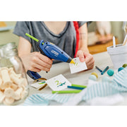 Rapid 5001401, Pistol de lipit cu acumulator GlueGun Rapid BGX7, albastru, debit 150g/h, 170°C, functional cu batoane de 7 mm