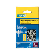 Rapid 5001440, set 200 de nituri high performance, Ø4.8 x 25 mm 