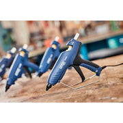 Rapid 5001490, Pistol profesional GlueGun PRO EG313, albastru, max 100W, debit 900g/h, 195°C, functional cu batoane de 12 mm