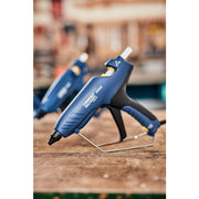 Rapid 5001490, Pistol profesional GlueGun PRO EG313, albastru, max 100W, debit 900g/h, 195°C, functional cu batoane de 12 mm