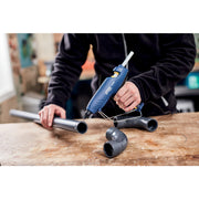 Rapid 5001490, Pistol profesional GlueGun PRO EG313, albastru, max 100W, debit 900g/h, 195°C, functional cu batoane de 12 mm