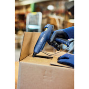 Rapid 5001490, Pistol profesional GlueGun PRO EG313, albastru, max 100W, debit 900g/h, 195°C, functional cu batoane de 12 mm