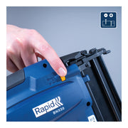 Rapid 5001501, P4A, Pistol capsator cu acumulator BNX50, functional cu cuie No.8, Bosch Power for All Alliance