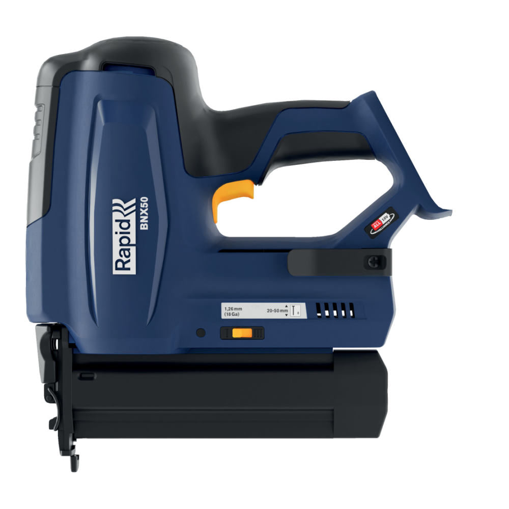 Rapid 5001501, P4A, Pistol capsator cu acumulator BNX50, functional cu cuie No.8, Bosch Power for All Alliance