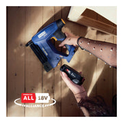 Rapid 5001502, P4A, Set pistol capsator cu incarcator si acumulator BTX606, functional cu capse No.606 si cuie No.8, Bosch Power for All Alliance