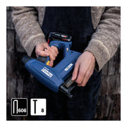 Rapid 5001505, P4A, Pistol capsator cu acumulator BTX606, functional cu capse No.606 si cuie No.8, Bosch Power for All Alliance