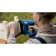 Rapid 5001505, P4A, Pistol capsator cu acumulator BTX606, functional cu capse No.606 si cuie No.8, Bosch Power for All Alliance