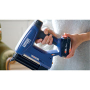 Rapid 5001506, P4A, Set pistol capsator cu acumulator si incarcator BTX553, functional cu capse No.53 si cuie No.8, Bosch Power for All Alliance