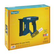 Rapid 5001509, P4A, Pistol capsator cu acumulator BTX553, functional cu capse No.53 si cuie No.8, Bosch Power for All Alliance