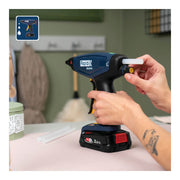 Rapid 5001514, P4A, Set pistol de lipit cu acumulator si incarcator BGX500, 900g/h, incalzire rapida, indicator LED, Bosch Power for All Alliance