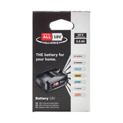 Rapid 5001518, P4A, Acumulator Li-Ion 18V, 2.5Ah, Bosch Power for All Alliance