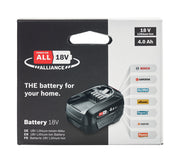 Rapid 5001519, P4A, Acumulator Li-Ion 18V, 4.0Ah, Bosch Power for All Alliance