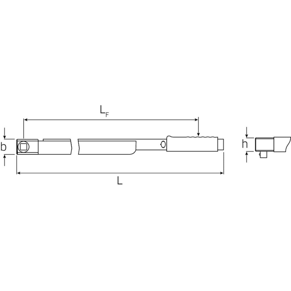 Cumpara acum Cheie dinamometrica manoskop 720NF/80 cu patrat fix, 160–800 Nm de la Mesterul Minune