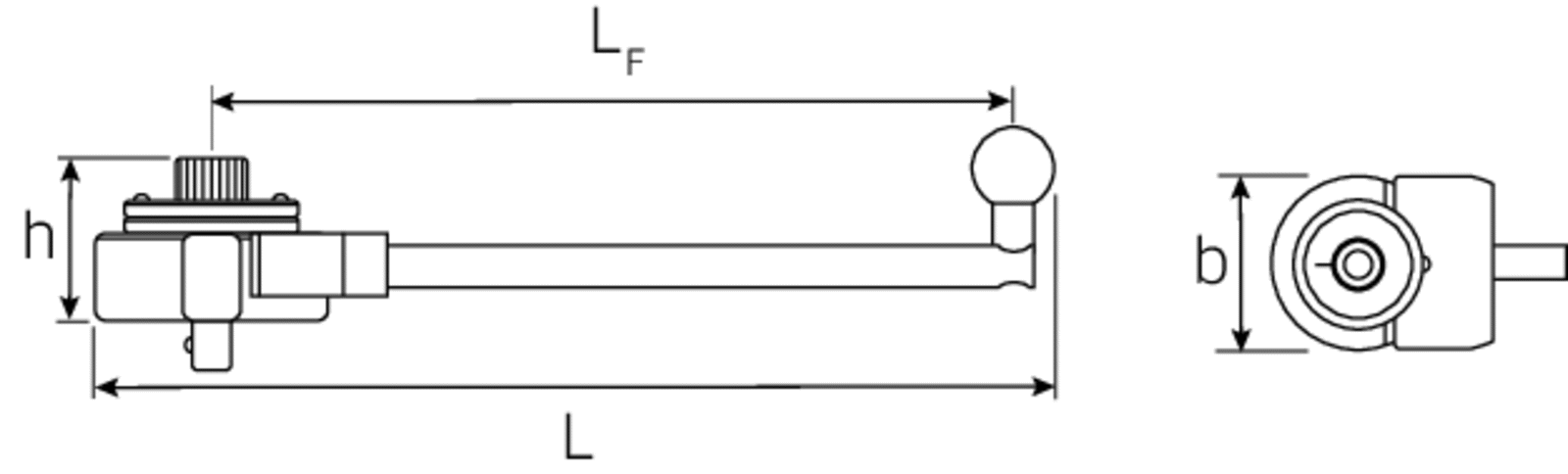 Manometru de frecare, 73 Nm/15, 2-15 Nm