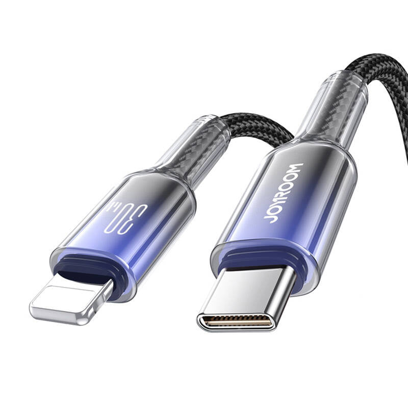 Cumpara acum Cablu USB-C Lightning Joyroom S-A42 30W 1.2m czarny de la Mesterul Minune