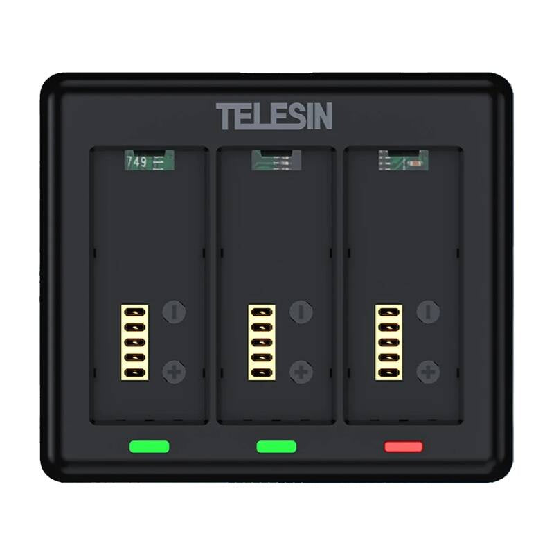 Cumpara acum Încărcător pentru 3 baterii pentru GoPro HERO 13 Telesin (S0-BCG-12-TGP) de la Mesterul Minune