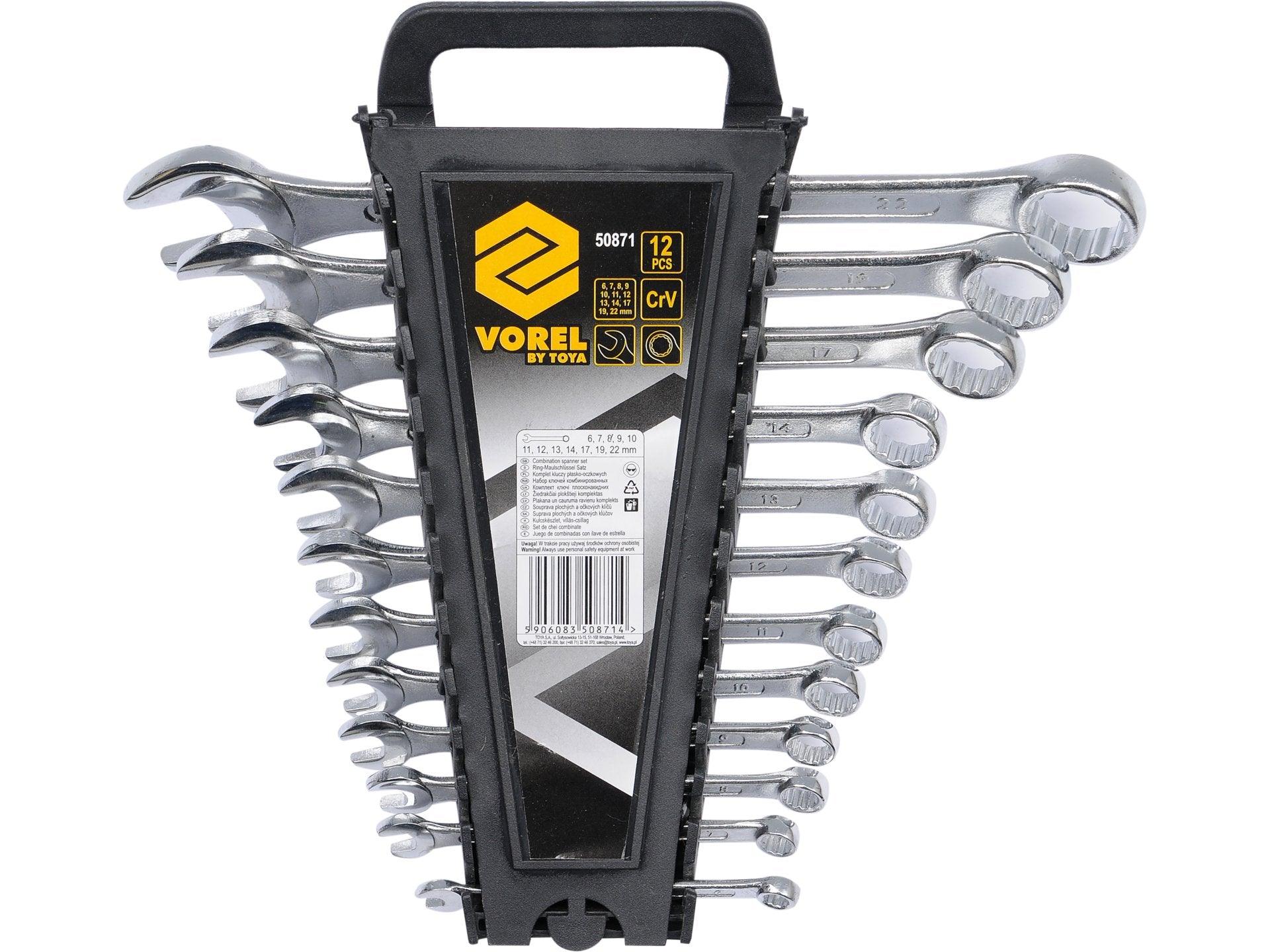 SET 12 CHEI COMBINATE 6-22MM VOREL 50871